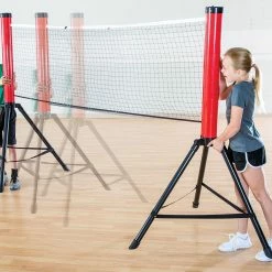 Retractor Portable Badminton Net System -Baseball Sales Store G 51137 RetractableBadmintonNet ELEM 001