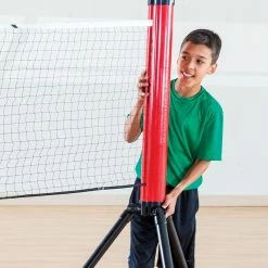 Retractor Portable Badminton Net System -Baseball Sales Store G 51137 RetractableBadmintonNet ELEM 002