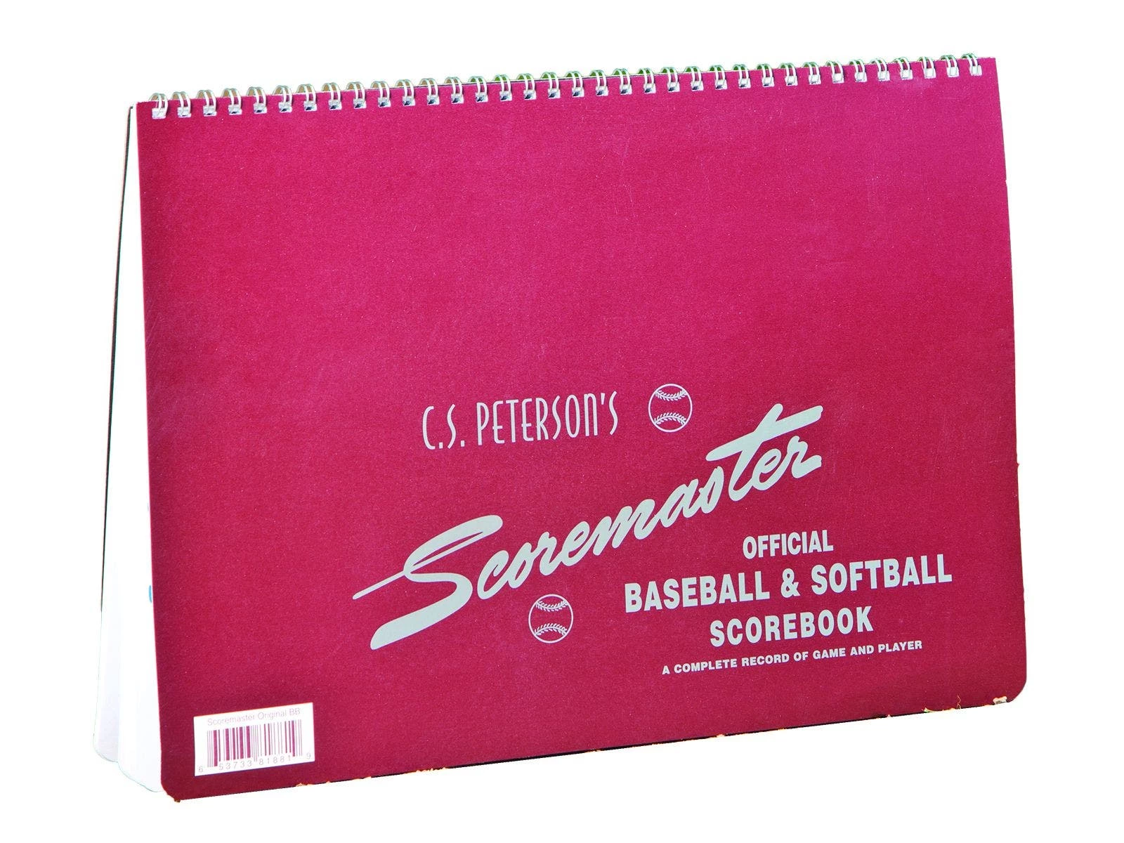 Peterson Scoremaster Baseball Scorebook 3 Peterson Scoremaster Baseball Scorebook
