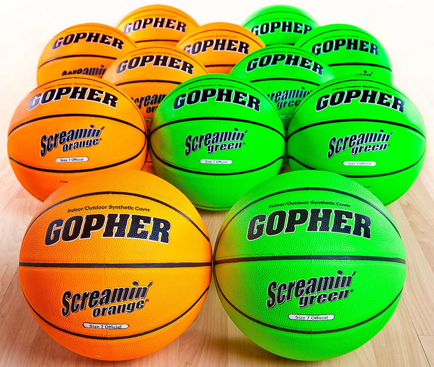 Screamin' Colors Composite Basketballs 7 Screamin' Colors Composite Basketballs - Image 5