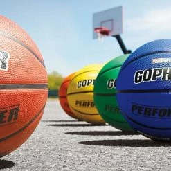 Gopher Performer Rubber Basketballs -Baseball Sales Store GS61210 RBWPerformerSet 1
