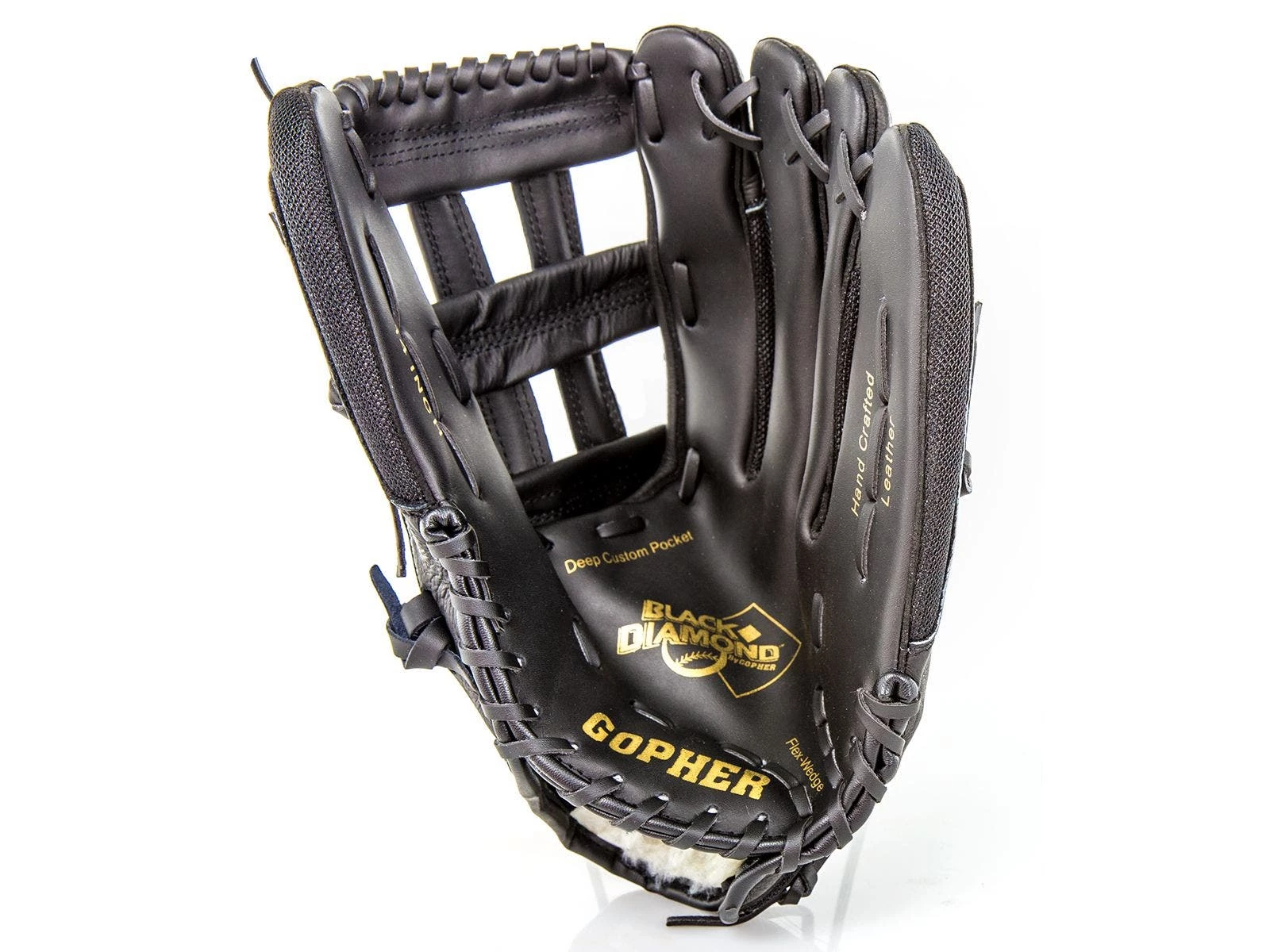 Gopher Black Diamond Leather/Synthetic Gloves 3 Gopher Black Diamond Leather/Synthetic Gloves