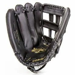 Gopher Black Diamond Leather/Synthetic Gloves 16 Gopher Black Diamond Leather/Synthetic Gloves -Baseball Sales Store G 18763 14BlkDiamond 1