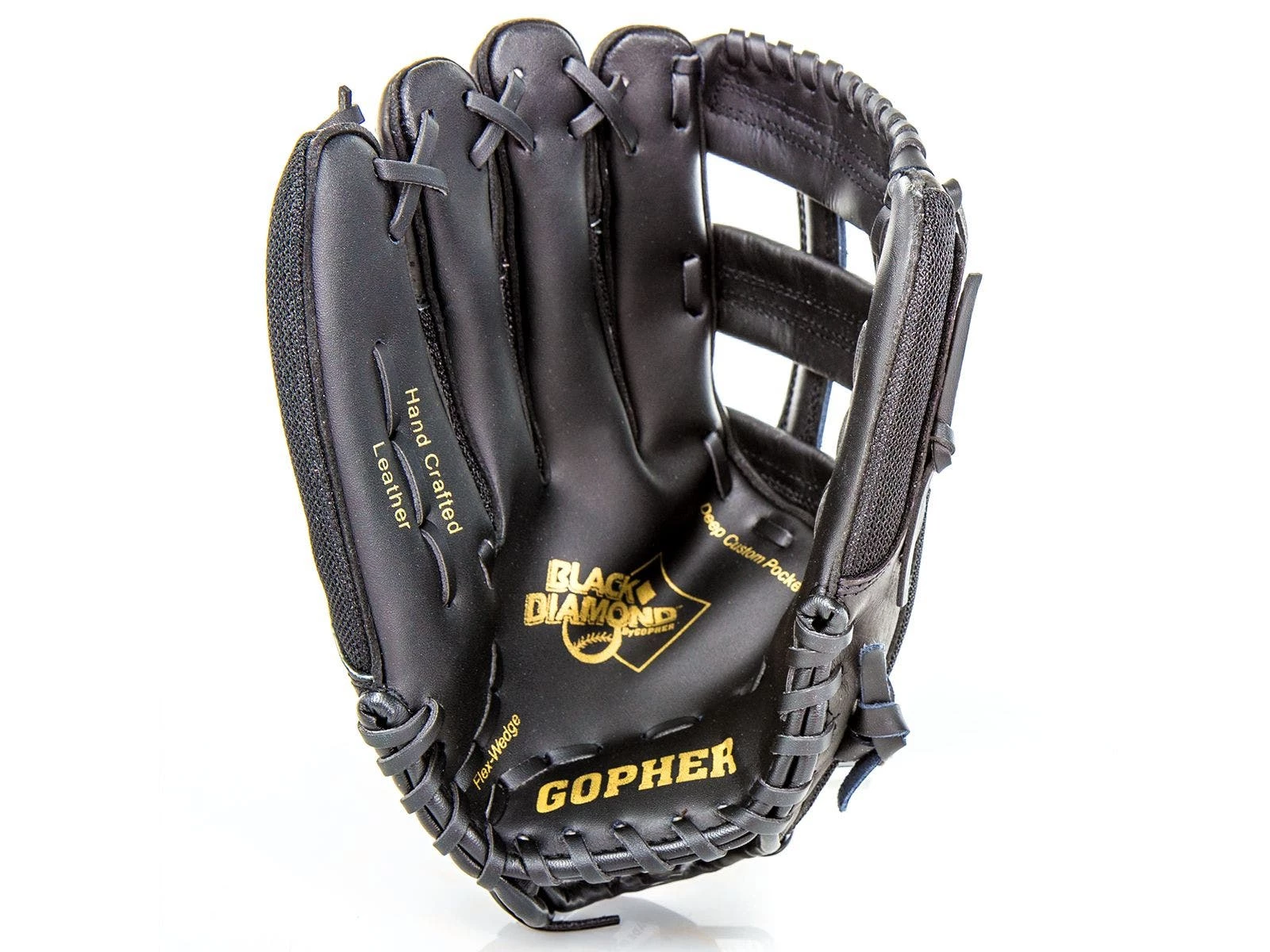 Gopher Black Diamond Leather/Synthetic Gloves 6 Gopher Black Diamond Leather/Synthetic Gloves - Image 4