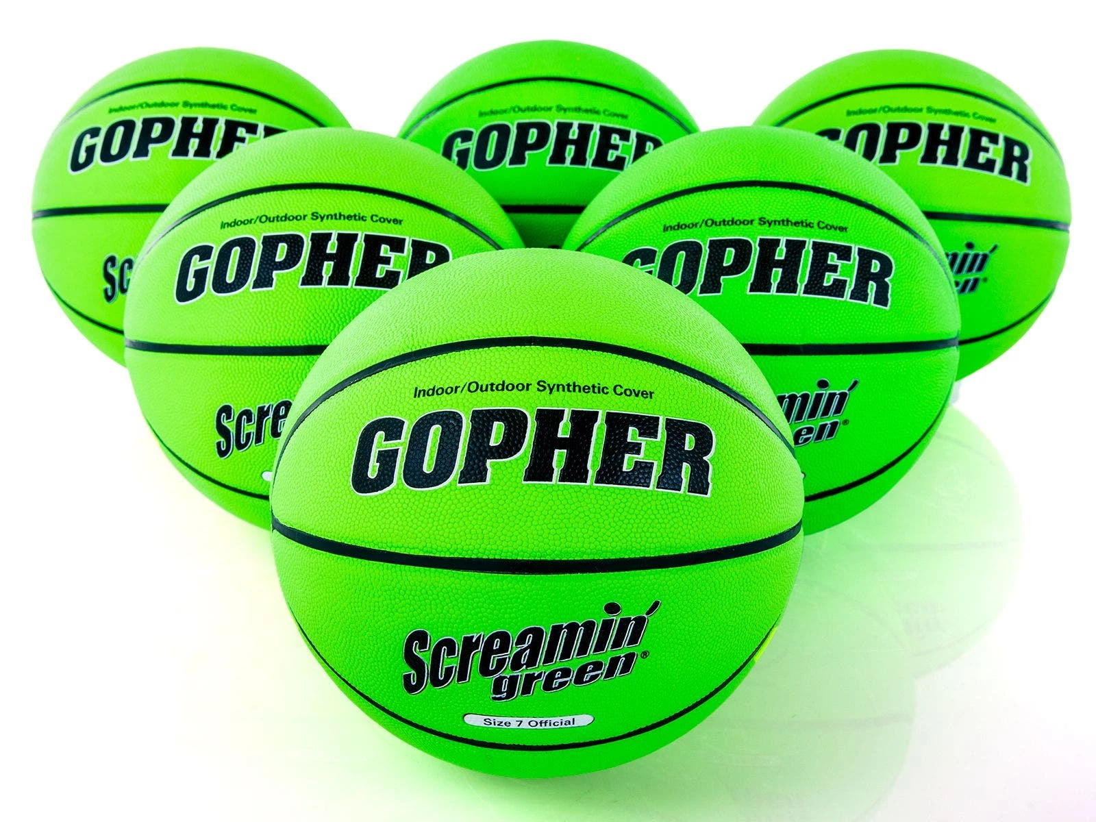 Screamin' Colors Composite Basketballs 5 Screamin' Colors Composite Basketballs - Image 3