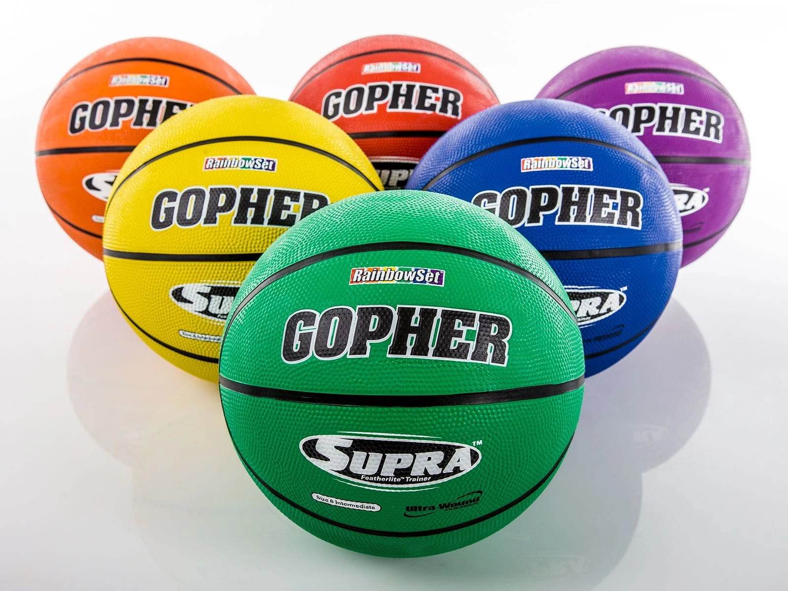 Supra Rubber Basketballs 3 Supra Rubber Basketballs