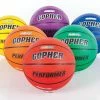 Gopher Performer Rainbow Rubber Basketballs