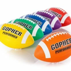 Gopher Performer Rubber Footballs -Baseball Sales Store G 61320 RnbwPerformerFBall WEB 1 Size4