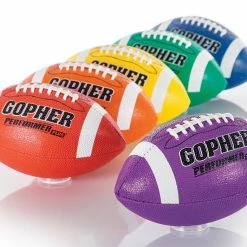 Gopher Performer Plus Rubber Footballs 19 Gopher Performer Plus Rubber Footballs -Baseball Sales Store G 62511 RnbwPerformerPlusFBall WEB 1