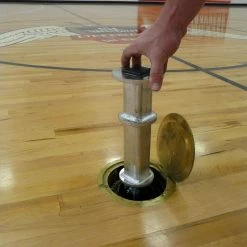 Bison Official Pickleball Systems -Baseball Sales Store g 02501 Steel Floor socket adaptor 2