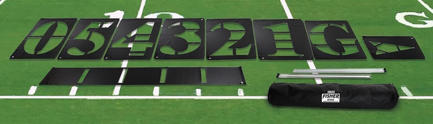 Football Field Marking Stencils 3 Football Field Marking Stencils