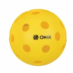 Onix Fuse Indoor Pickleball Balls -Baseball Sales Store g 07710 yellow plastic pickleball ball indoor
