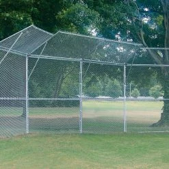 Permanent Chain-Link Backstops -Baseball Sales Store g 44709 g 5