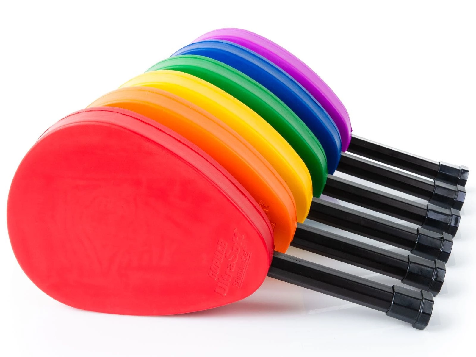 Rainbow UltraSoft Paddles 3 Rainbow UltraSoft Paddles