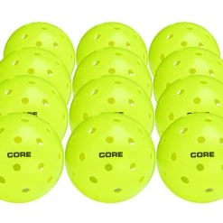 CORE Outdoor Neon Pickleball Balls 5 CORE Outdoor Neon Pickleball Balls -Baseball Sales Store g 56085 corepbneonset12