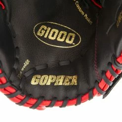 Gopher G1000 All-Leather Gloves 28 Gopher G1000 All-Leather Gloves -Baseball Sales Store g 56217 RT12 Zoom 01 1