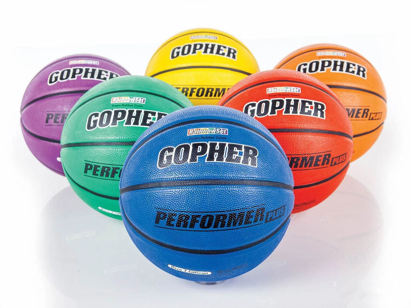 Performer Plus Rubber Basketballs 5 Performer Plus Rubber Basketballs - Image 3