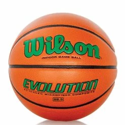 Wilson Evolution Composite Basketballs 25 Wilson Evolution Composite Basketballs -Baseball Sales Store g 60177 Green Intermediate 15