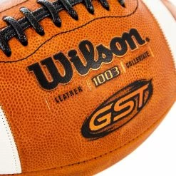 Wilson GST Leather Footballs -Baseball Sales Store g 62308 WilsonGSTLeatherFootballs logo web 003 1