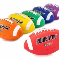 Rainbow PowerTac Footballs 14 Rainbow PowerTac Footballs -Baseball Sales Store g 62963 Rainbow Official 62 18